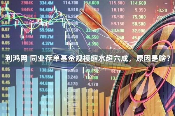 利鸿网 同业存单基金规模缩水超六成，原因是啥？