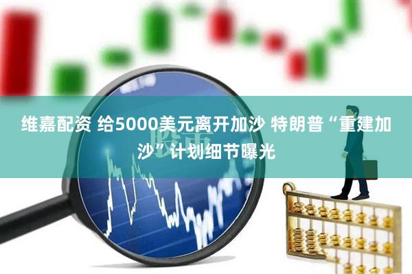 维嘉配资 给5000美元离开加沙 特朗普“重建加沙”计划细节曝光
